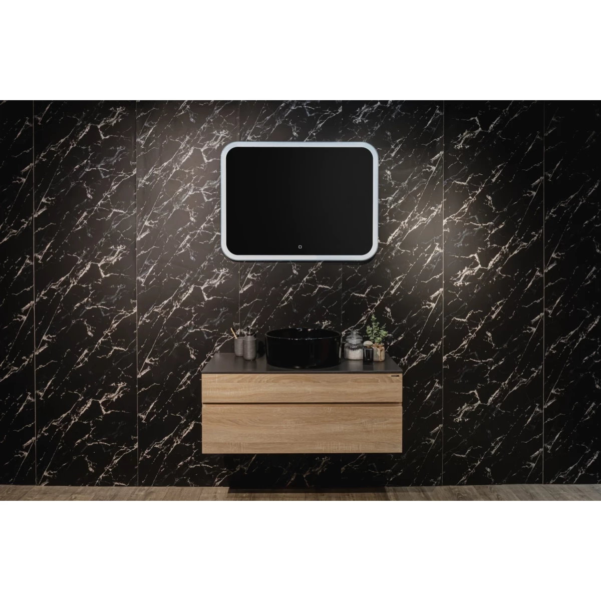 Зеркало с подсветкой и диммером Silver Mirrors Стив 100*80