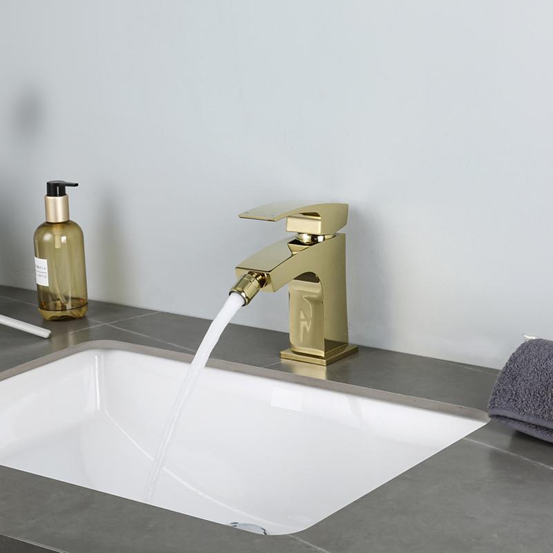 Смеситель для биде Gappo G07-3 G5007-3 золото