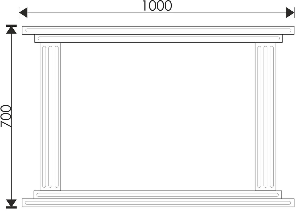 Зеркало EvaGold Taylor 100 №3