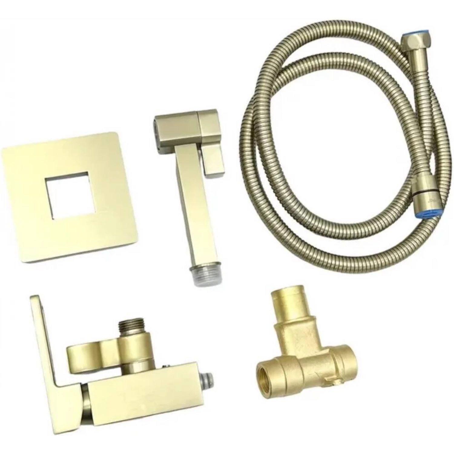 Гигиенический душ встраиваемый Gappo G17-3 G7217-13 золотой сатин