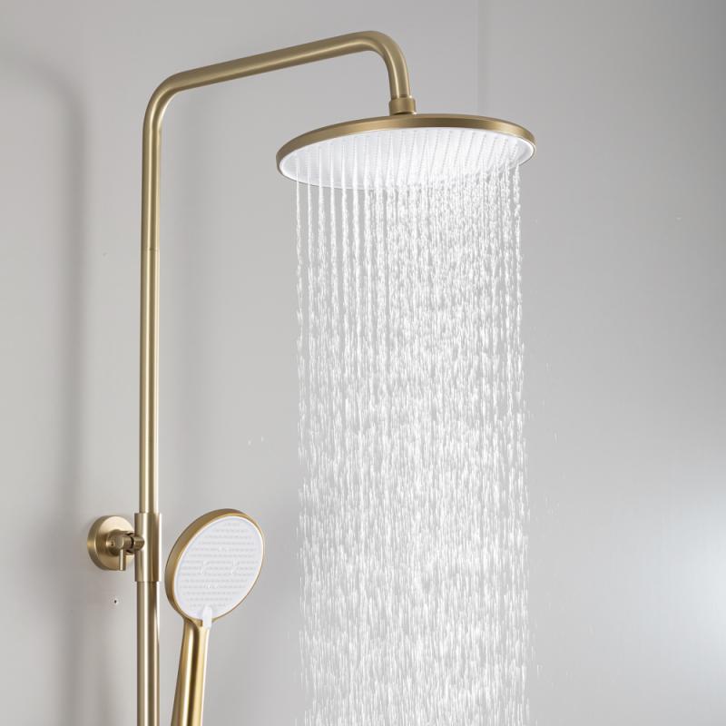 Душевая система Frap H88-3 F2488-3 золотой сатин