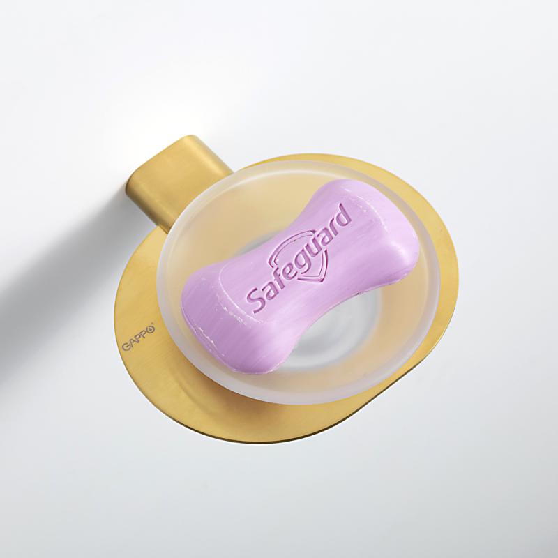 Мыльница Gappo G309-3 G30902-3 золотой сатин