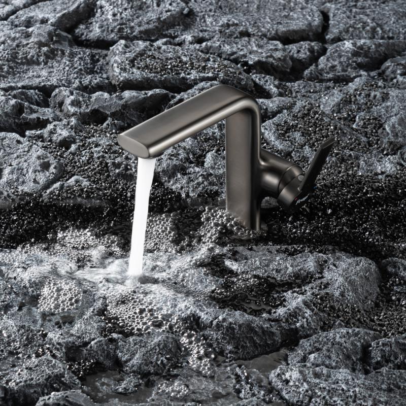 Смеситель для раковины Frap H88-9 F1088-9 оружейная сталь