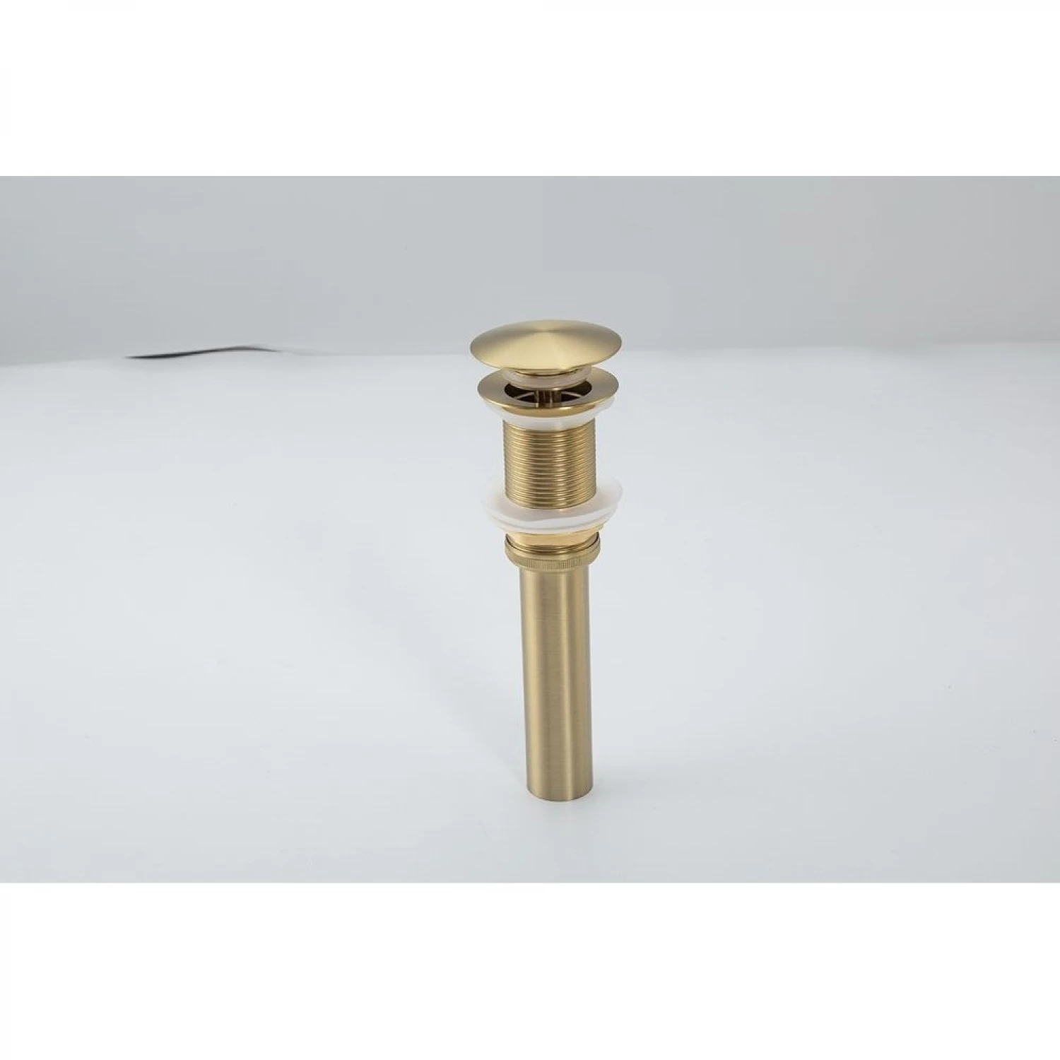 Накладная раковина 36*36 с донным клапаном Gappo GX201-3 золотой сатин