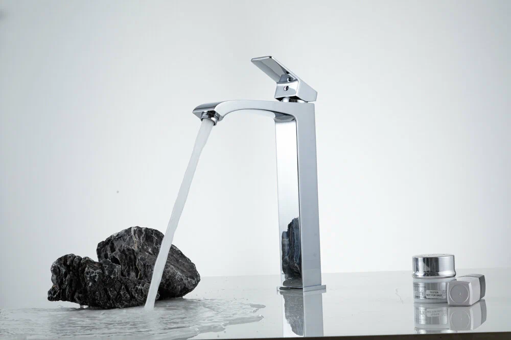 Высокий смеситель для раковины Frap H76 F1076-2 хром