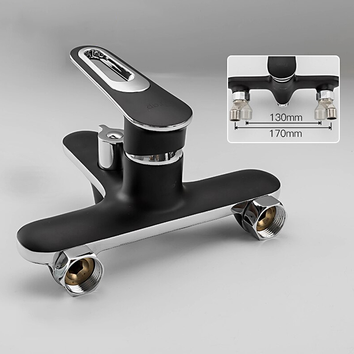 Смеситель для ванны Frap F49-6 F3249-6 черный-хром