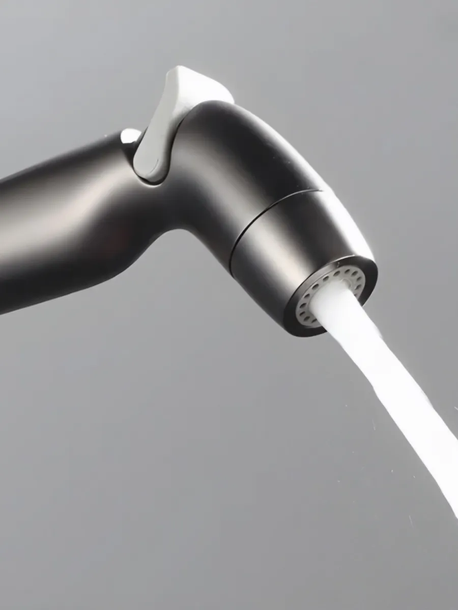 Гигиеническая лейка Gappo G37-9 оружейная сталь