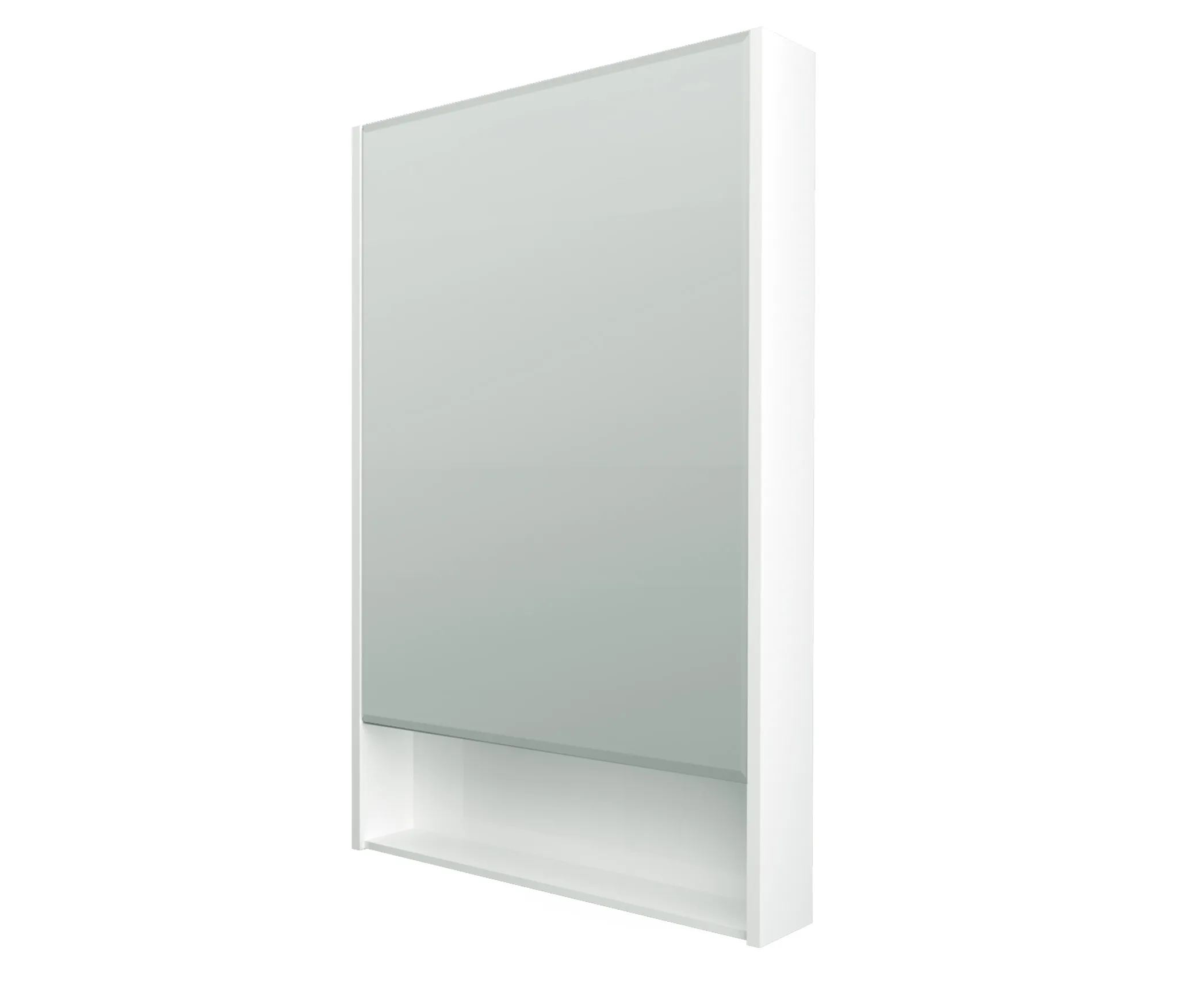 Зеркало-шкаф 1Marka Mira 60 Белый глянец