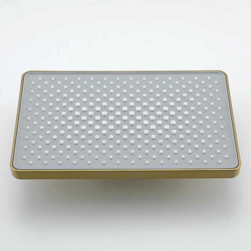 Душевая система с термостатом Gappo G91 G2491-3 золотой сатин