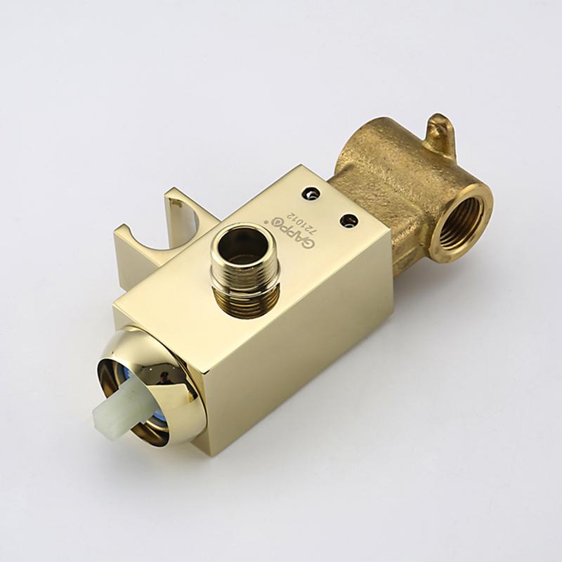 Гигиенический душ встраиваемый Gappo G07-3 G7207-3 золото