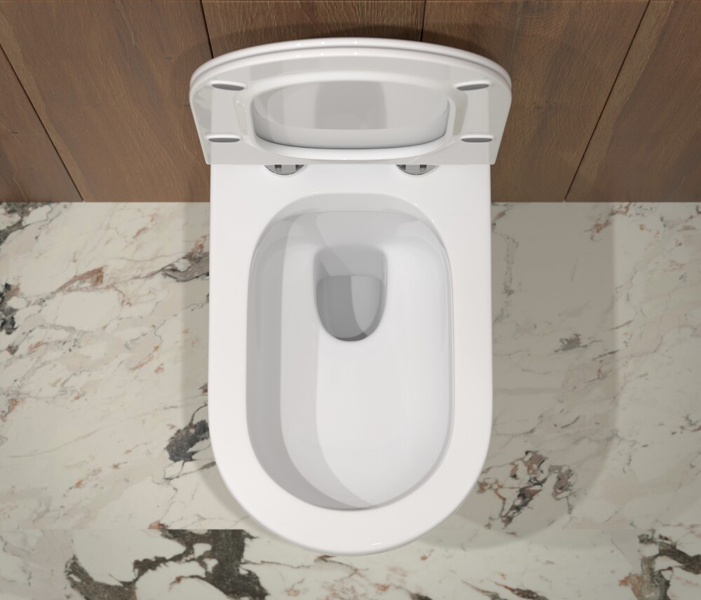 Унитаз подвесной безободковый EvaGold SM9315