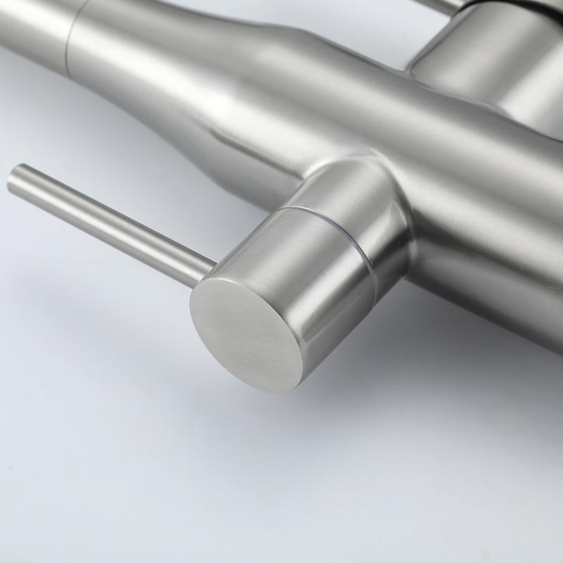 Смеситель для кухни с фильтром Gappo G4399-75 сатин