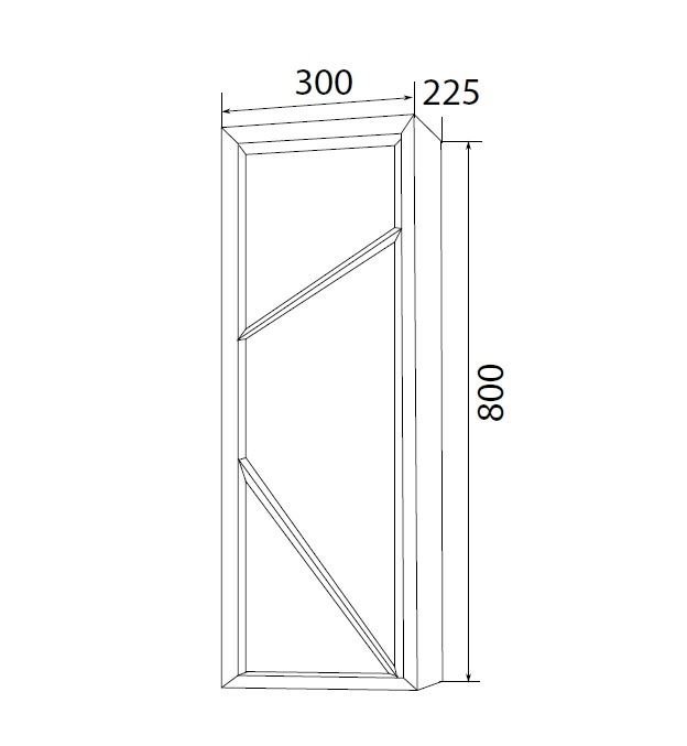 Пенал Seattle 30П 1д Black stone R