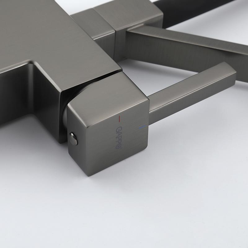 Смеситель для кухни с фильтром Gappo G95 G4395-69 оружейная сталь