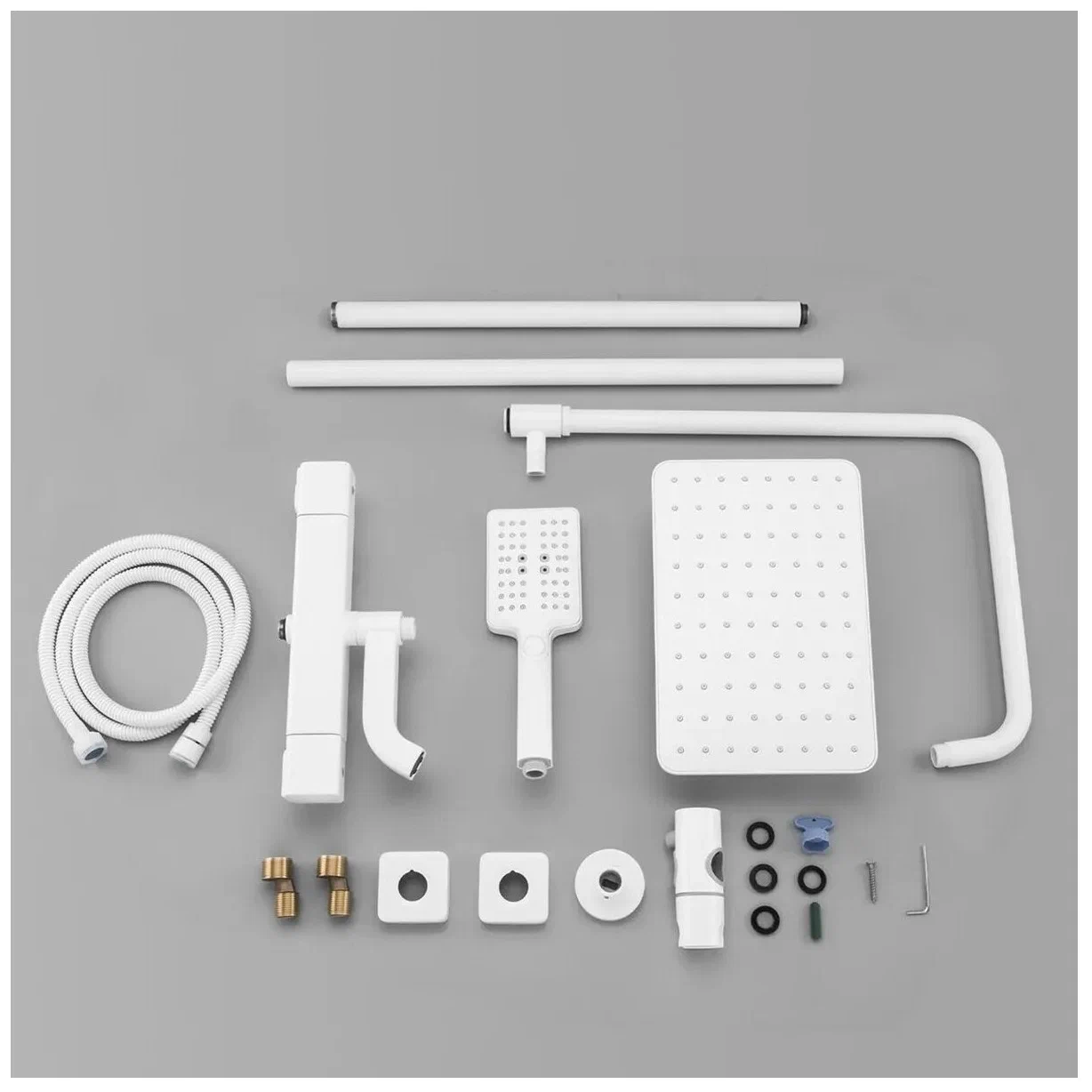 Душевая система с термостатом Gappo G2491-8 белый