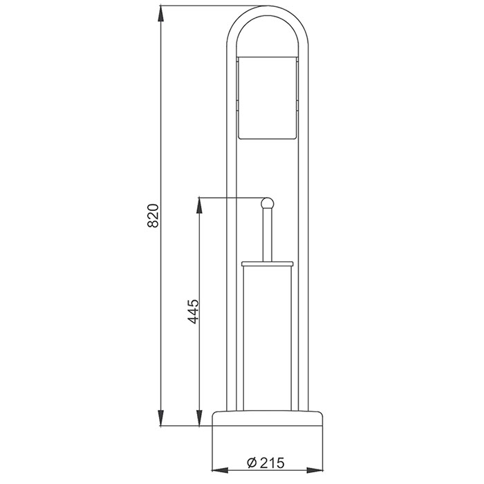 Многофункциональная стойка Frap F903 хром