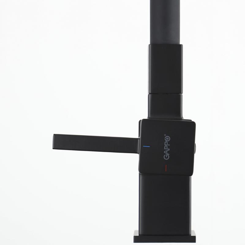 Смеситель для кухни с фильтром Gappo G95 G4395-66 черный