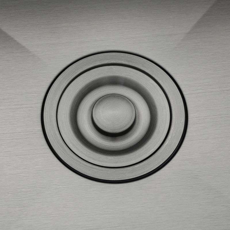 Мойка для кухни с коландером из нержавеющей стали Gappo GS4444-6 черная