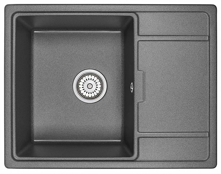 Кухонная мойка Granula GR-6503 Графит (черно-серый)
