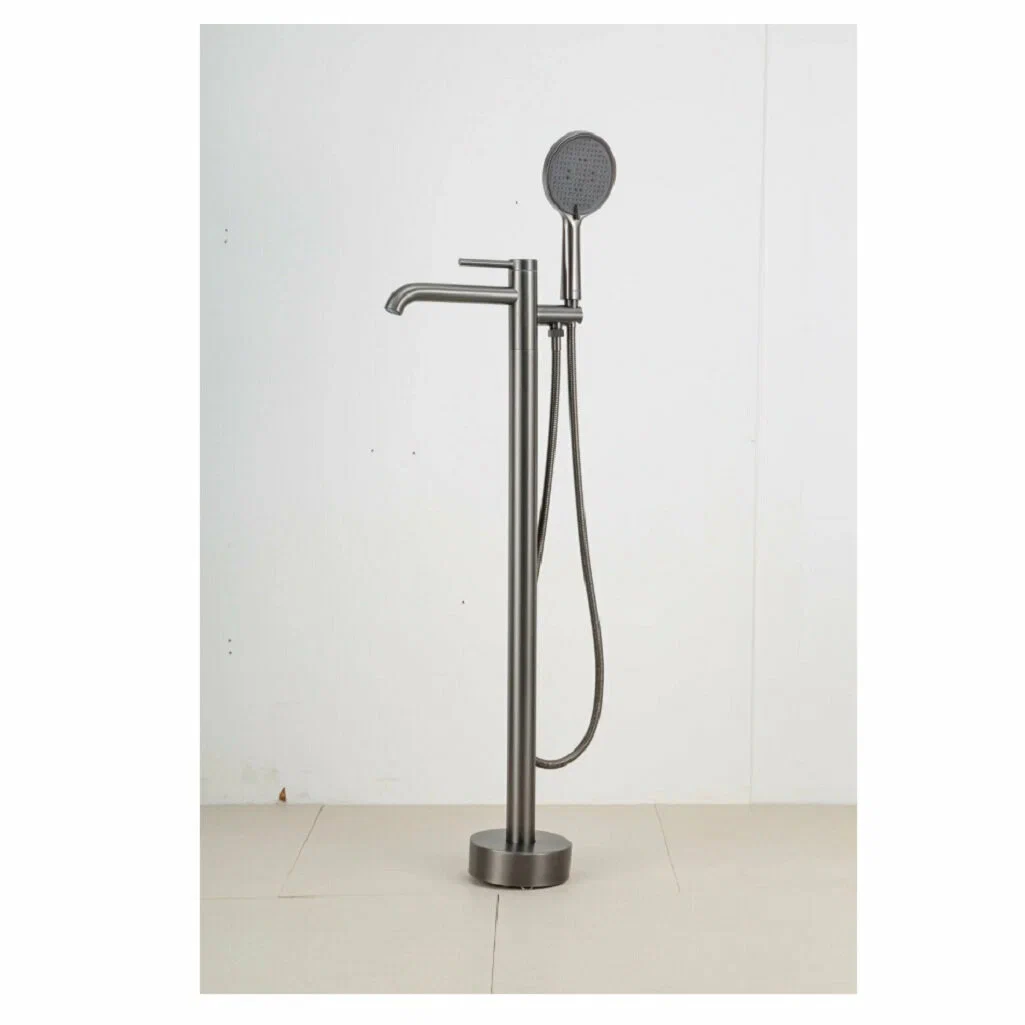 Напольный смеситель Gappo G06-9 G3006-9 оружейная сталь