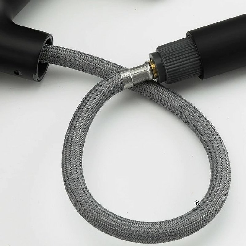 Смеситель для кухни вытягивающийся Gappo G1052-76 черный