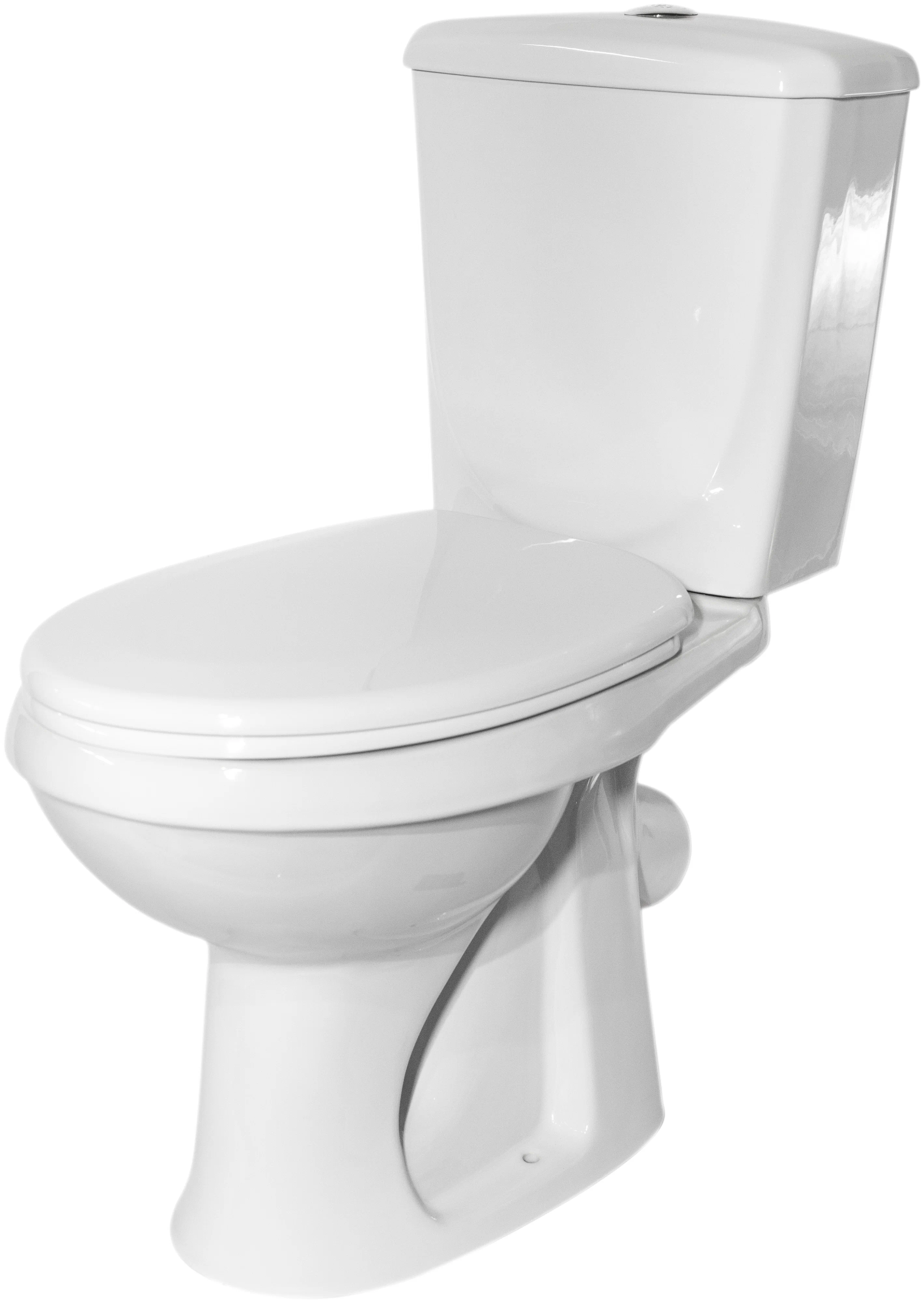 Унитаз-компакт Оскольская Керамика Элисса ОПТИМА  белый, косой выпуск