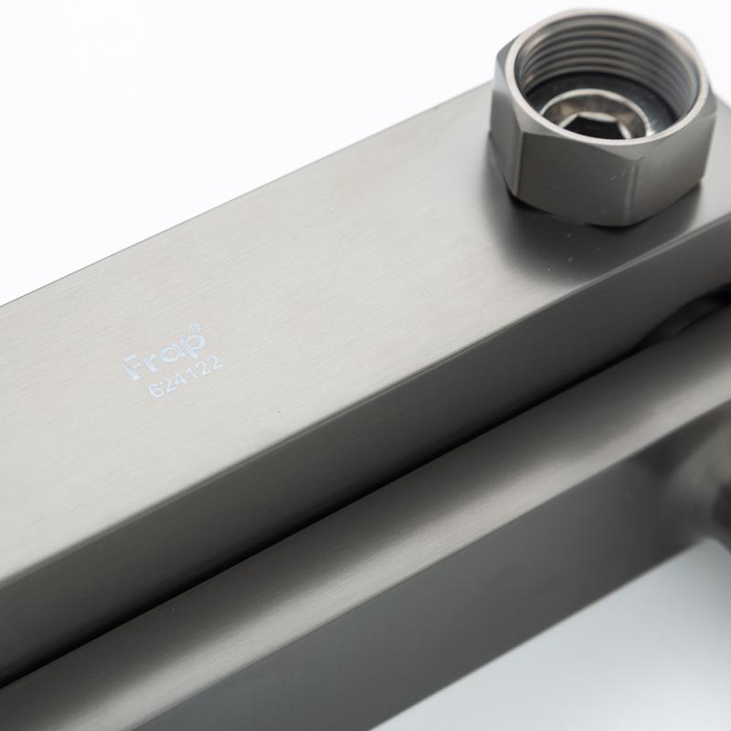 Смеситель для ванны Frap H91-9 F3291-9 оружейная сталь