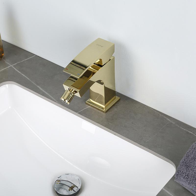 Смеситель для биде Gappo G07-3 G5007-3 золото