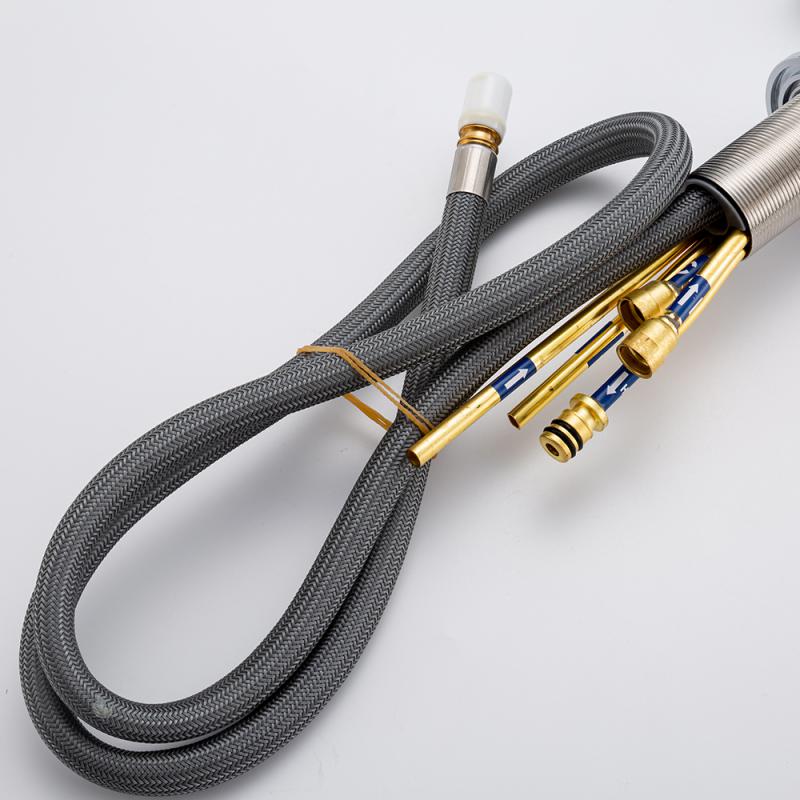 Вытяжной смеситель для кухни с фильтром Frap H96 F4396-30 хром