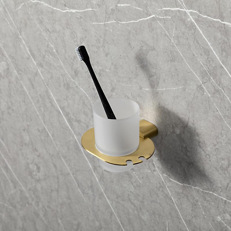 Стакан для ванны Gappo G309-3 G30906-3 золотой сатин