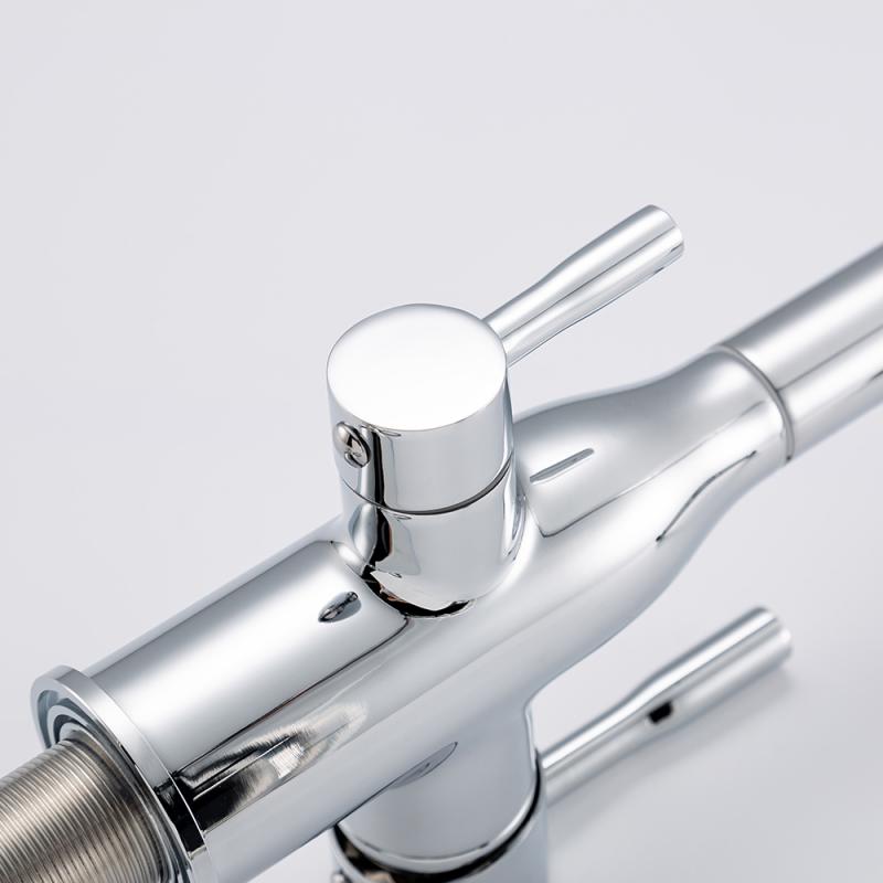 Вытяжной смеситель для кухни с фильтром Frap H96 F4396-30 хром