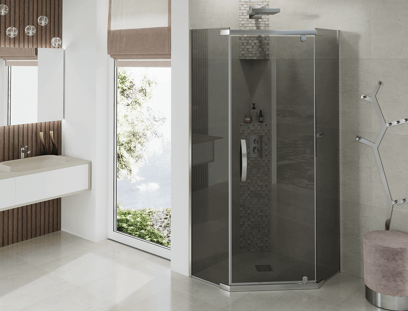 Душевое ограждение Alex Baitler AB245-90 (900*900*2000)