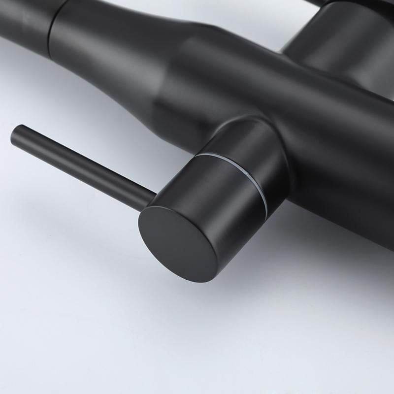 Смеситель для кухни с фильтром Gappo G4399-66 черный