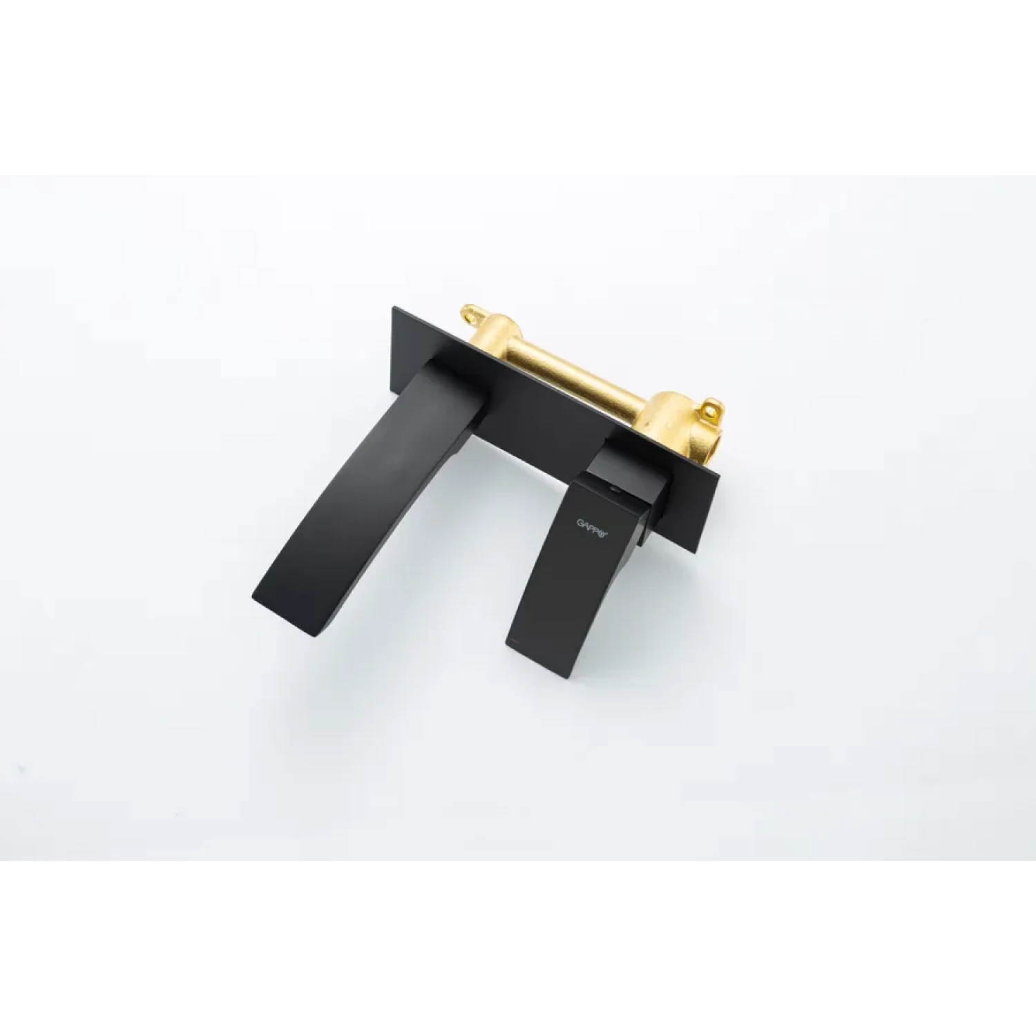 Встраиваемый смеситель для раковины Gappo G07-6 G1007-26 черный
