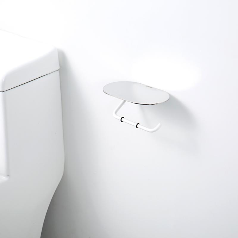 Держатель туалетной бумаги Gappo G309-8 G30903-8 белый-хром