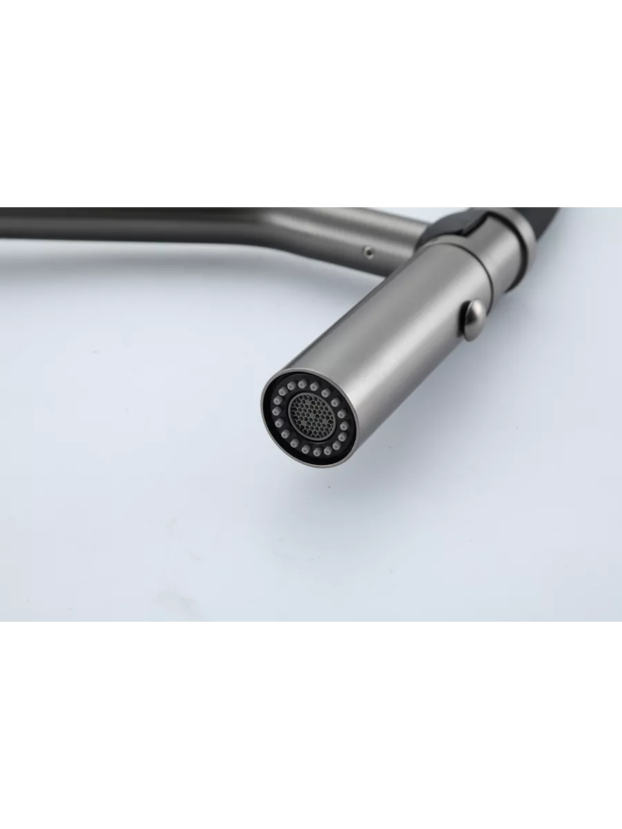 Смеситель для кухни Gappo G4098-19 оружейная сталь