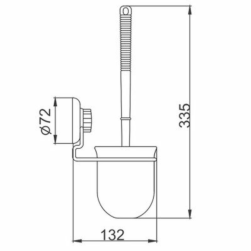 Ершик настенный Frap 39 F3910