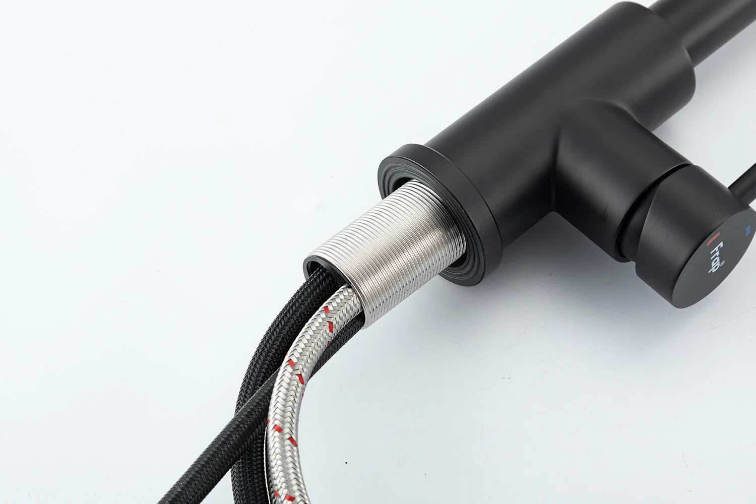 Вытяжной смеситель для кухни Frap H991 F60991-6 черный