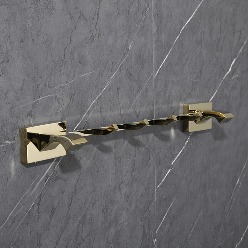 Планка с 4-мя крючками Gappo G07-3 G0716-43 золото