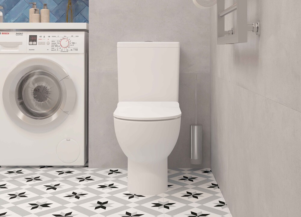 Унитаз EvaGold А080 сиденье тонкое ДП