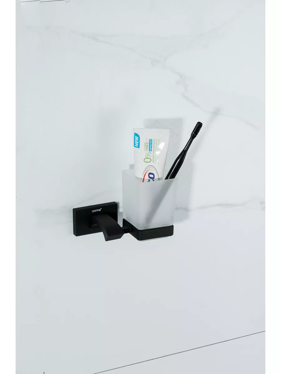Стакан для ванной Gappo G07-6 G0706-6 черный