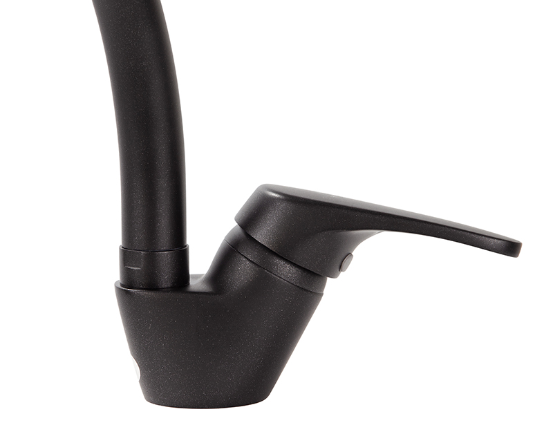 Смеситель для кухни Kaiser County 55244-12 черный металлик