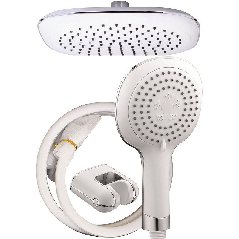 Набор для душа Kaiser DN-055 White (лейка стац.+ ручная+шланг)