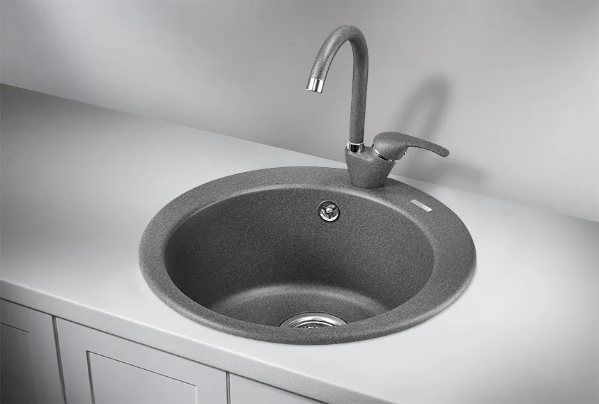 Кухонная мойка Granula GR-4801 Графит (черно-серый)