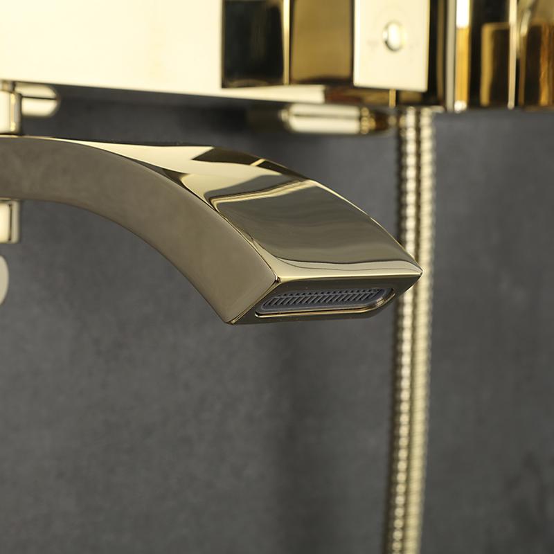 Душевая система Gappo G07-3 G2407-3 золото