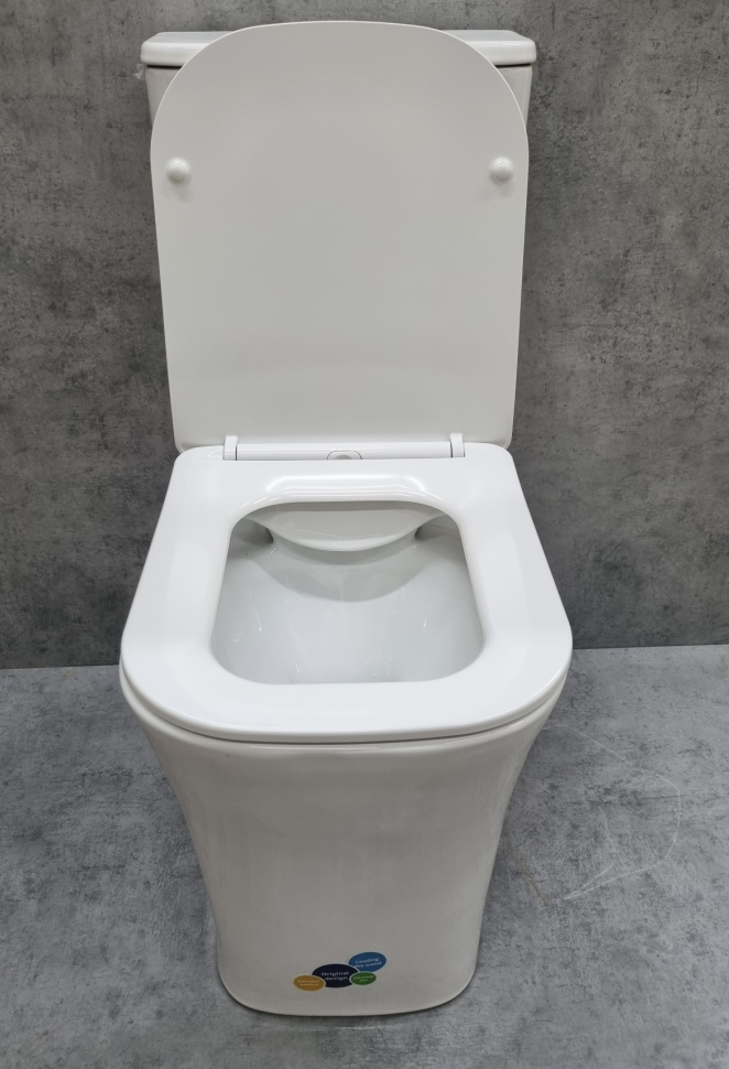 Унитаз-компакт CeramaLux 1218A белый глянцевый