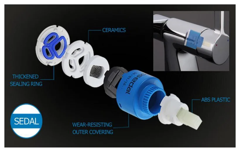 Смеситель для раковины Gappo Chanel G1204