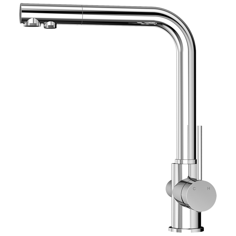 Смеситель для кухни с подключением фильтра Elghansa Kitchen Pure Water 56A5216 хром