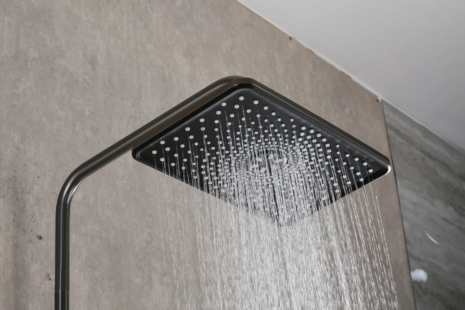 Душевая система Frap H71-9 F2471-9 оружейная сталь