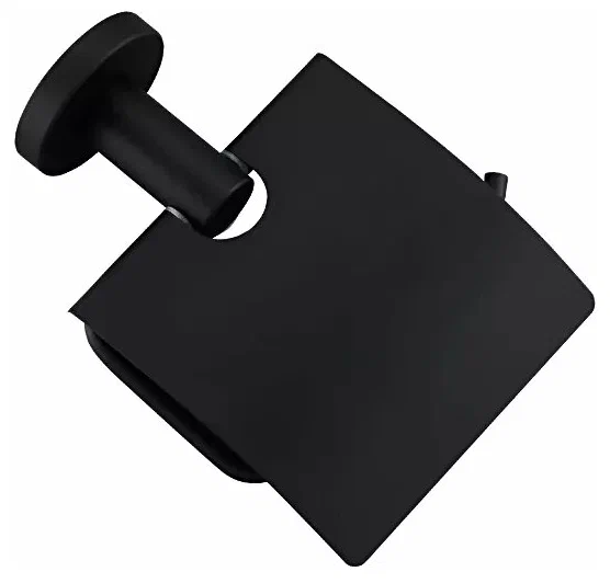 Черный держатель туалетной бумаги Frap F30203